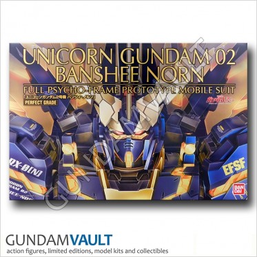 Unicorn Gundam 02 Banshee Norn - Full Psycho-Frame Prototype Mobile Suit - Front