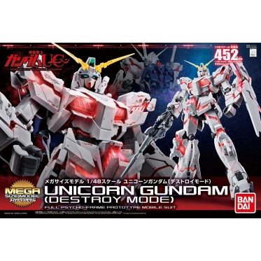 UC Unicorn Gundam Destroy Mode Mega Size Model 1/48
